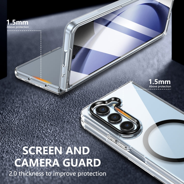 For Samsung Galaxy Z Fold5 lce Folding Series MagSafe Integrated Clear PC Phone Case