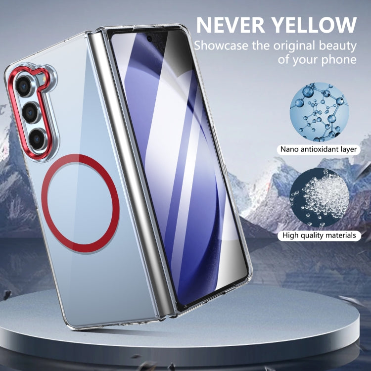 For Samsung Galaxy Z Fold5 lce Folding Series MagSafe Integrated Clear PC Phone Case
