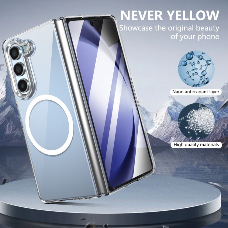 For Samsung Galaxy Z Fold5 lce Folding Series MagSafe Integrated Clear PC Phone Case