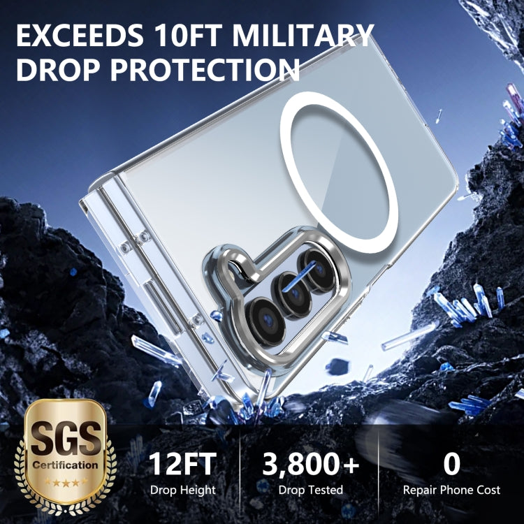For Samsung Galaxy Z Fold5 lce Folding Series MagSafe Integrated Clear PC Phone Case