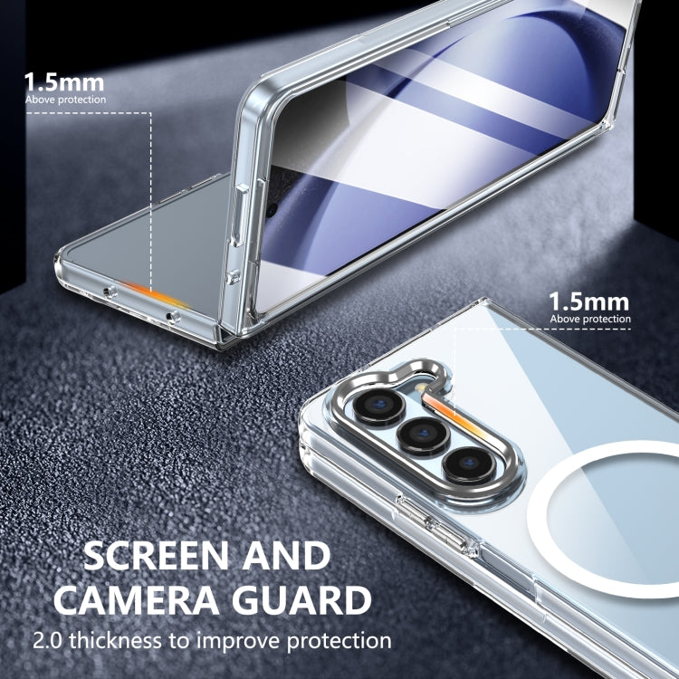 For Samsung Galaxy Z Fold5 lce Folding Series MagSafe Integrated Clear PC Phone Case