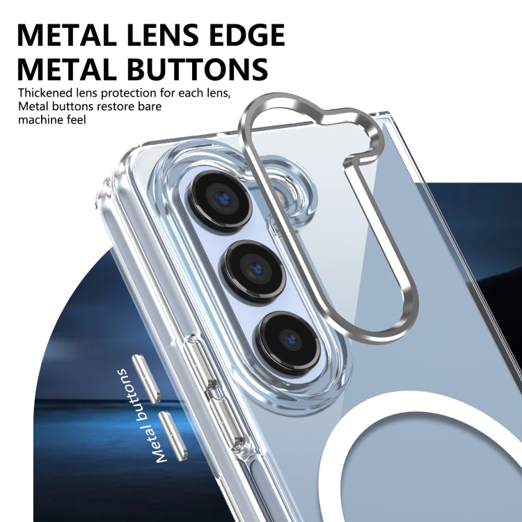 For Samsung Galaxy Z Fold5 lce Folding Series MagSafe Integrated Clear PC Phone Case