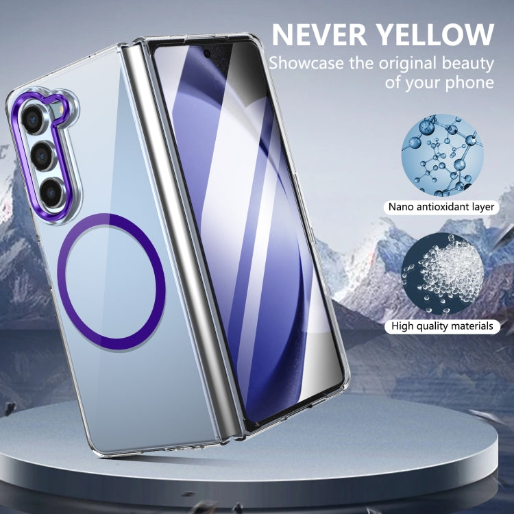 For Samsung Galaxy Z Fold5 lce Folding Series MagSafe Integrated Clear PC Phone Case