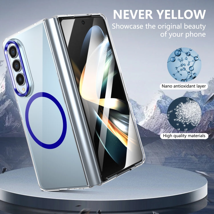For Samsung Galaxy Z Fold4 lce Folding Series MagSafe Integrated Clear PC Phone Case