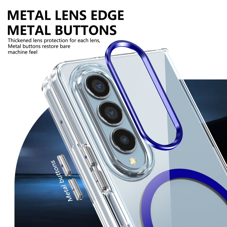For Samsung Galaxy Z Fold4 lce Folding Series MagSafe Integrated Clear PC Phone Case