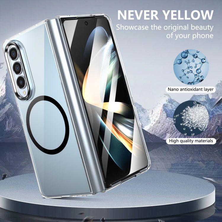 For Samsung Galaxy Z Fold4 lce Folding Series MagSafe Integrated Clear PC Phone Case