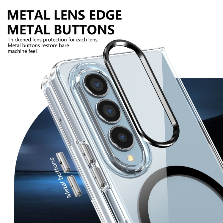 For Samsung Galaxy Z Fold4 lce Folding Series MagSafe Integrated Clear PC Phone Case