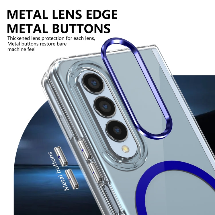 For Samsung Galaxy Z Fold3 5G lce Folding Series MagSafe Integrated Clear PC Phone Case