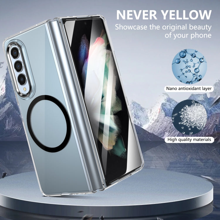 For Samsung Galaxy Z Fold3 5G lce Folding Series MagSafe Integrated Clear PC Phone Case