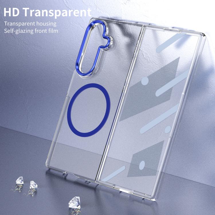 For Samsung Galaxy Z Fold7 5G lce Folding Series MagSafe Integrated Clear PC Phone Case