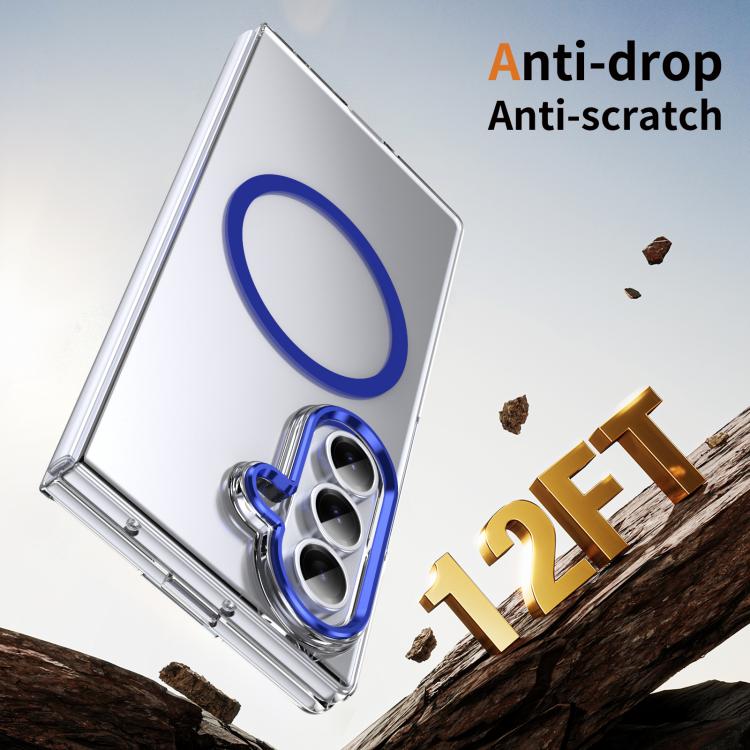 For Samsung Galaxy Z Fold7 5G lce Folding Series MagSafe Integrated Clear PC Phone Case