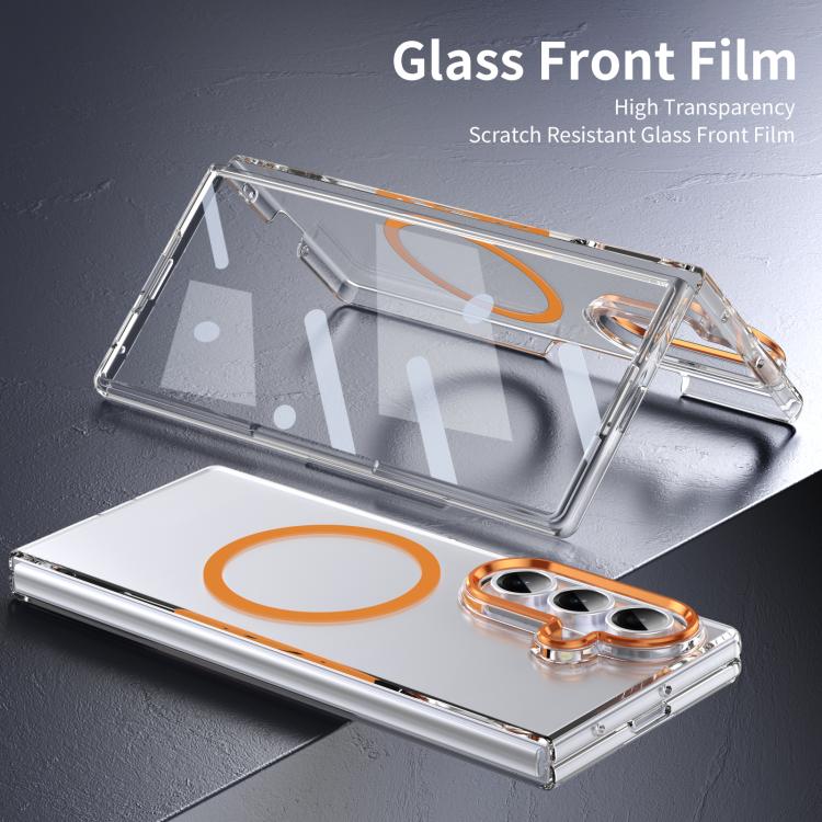 For Samsung Galaxy Z Fold7 5G lce Folding Series MagSafe Integrated Clear PC Phone Case