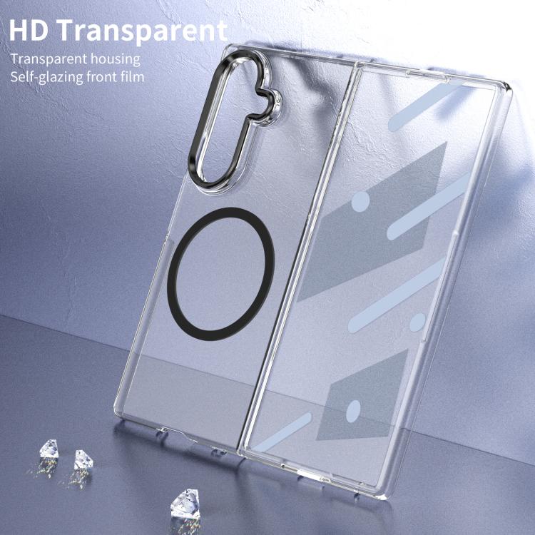 For Samsung Galaxy Z Fold7 5G lce Folding Series MagSafe Integrated Clear PC Phone Case
