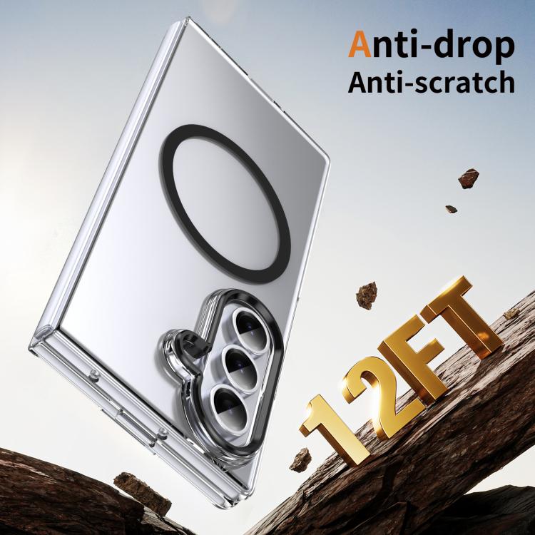 For Samsung Galaxy Z Fold7 5G lce Folding Series MagSafe Integrated Clear PC Phone Case