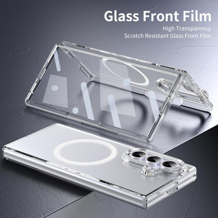 For Samsung Galaxy Z Fold7 5G lce Folding Series MagSafe Integrated Clear PC Phone Case