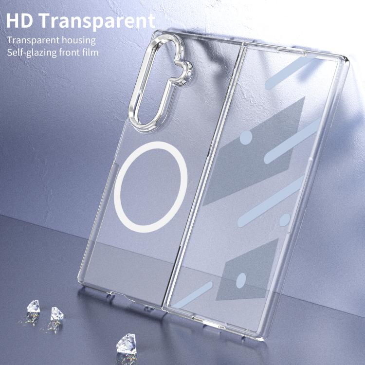 For Samsung Galaxy Z Fold7 5G lce Folding Series MagSafe Integrated Clear PC Phone Case