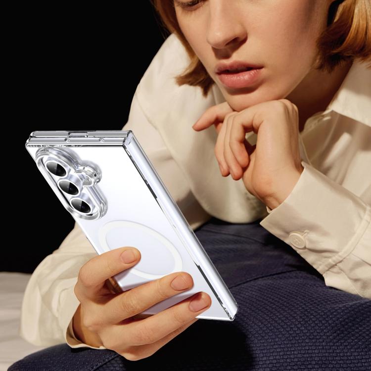 For Samsung Galaxy Z Fold7 5G lce Folding Series MagSafe Integrated Clear PC Phone Case