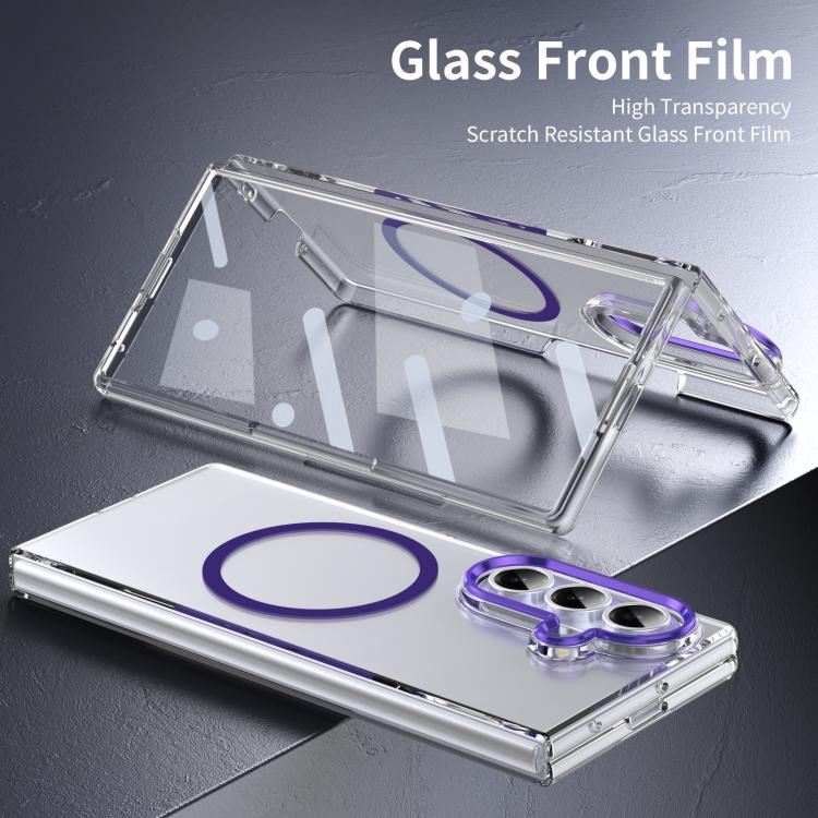 For Samsung Galaxy Z Fold7 5G lce Folding Series MagSafe Integrated Clear PC Phone Case