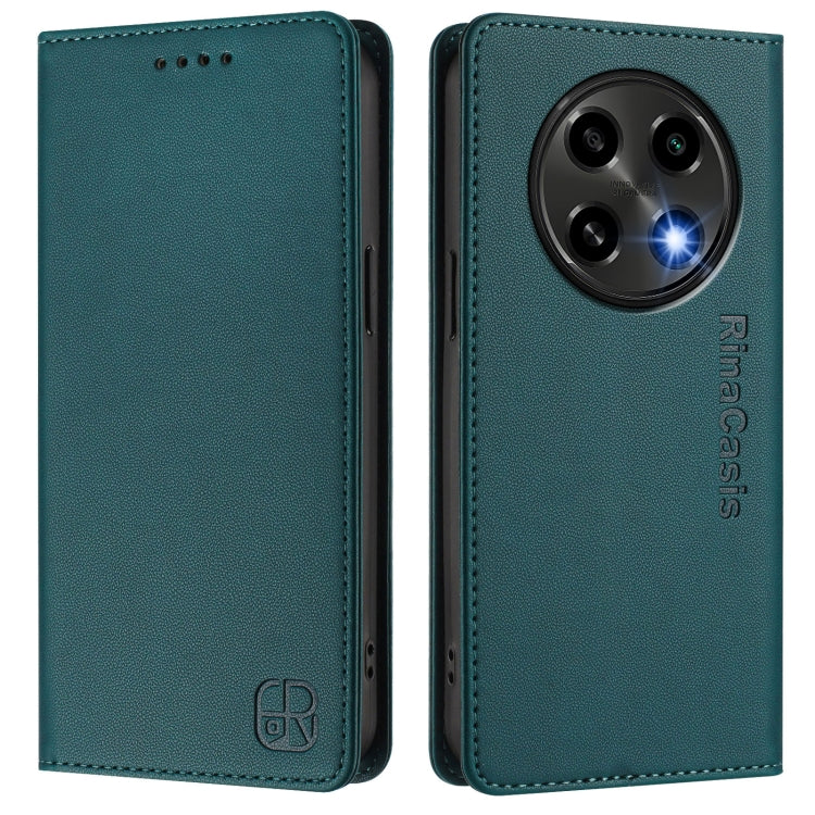For OPPO A2 Pro 5G / F27 Pro 5G RC01 Dual-Folded Magnetic Suction RFID Leather Phone Case
