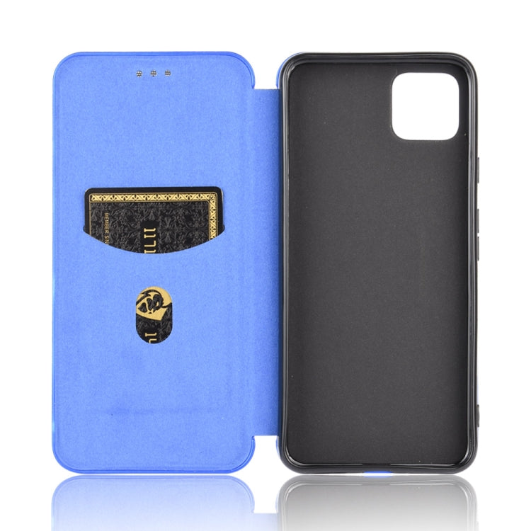 For Google Pixel 4 XL Carbon Fiber Texture Horizontal Flip TPU + PC + PU Leather Case with Card Slot