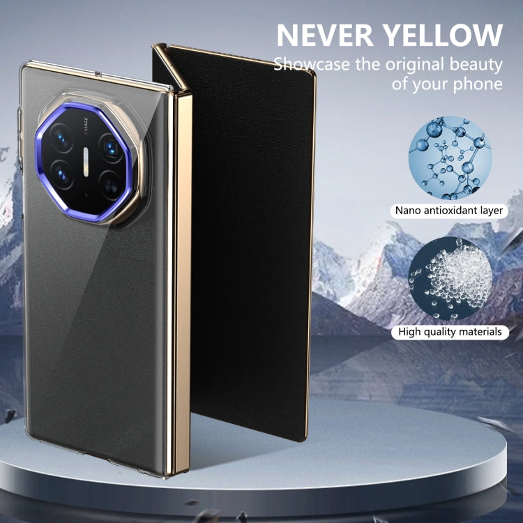 For Huawei Mate XT Ultimate Design lce Folding Series Integrated Clear PC Phone Case