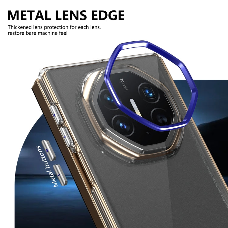 For Huawei Mate XT Ultimate Design lce Folding Series Integrated Clear PC Phone Case