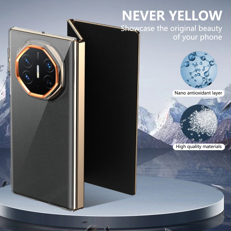 For Huawei Mate XT Ultimate Design lce Folding Series Integrated Clear PC Phone Case