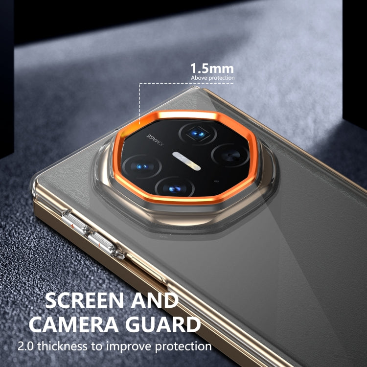 For Huawei Mate XT Ultimate Design lce Folding Series Integrated Clear PC Phone Case