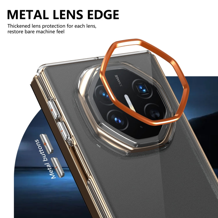 For Huawei Mate XT Ultimate Design lce Folding Series Integrated Clear PC Phone Case