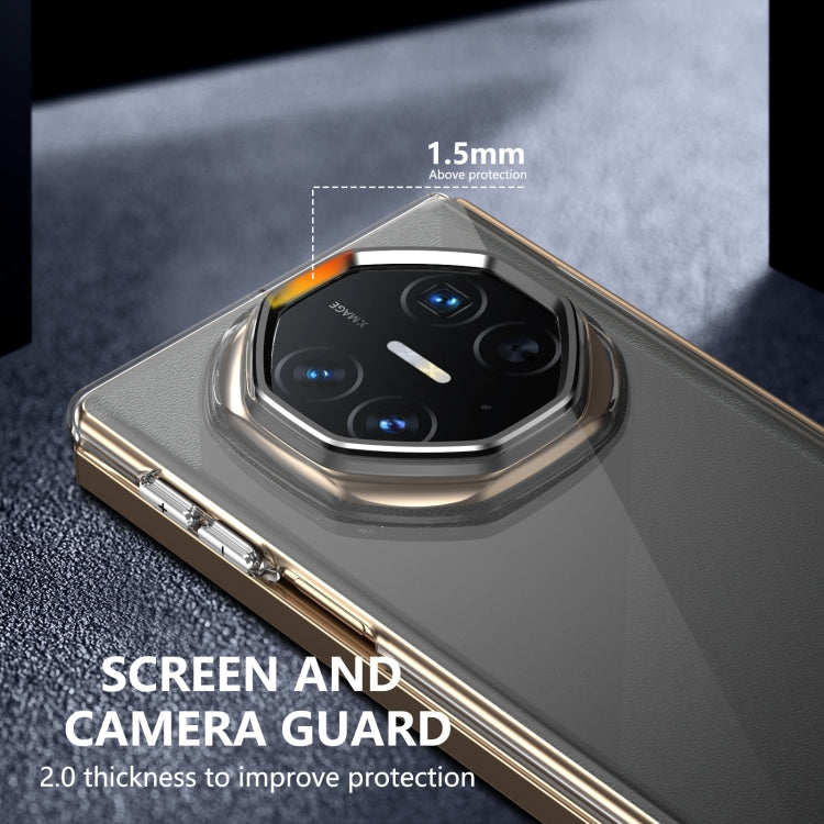 For Huawei Mate XT Ultimate Design lce Folding Series Integrated Clear PC Phone Case