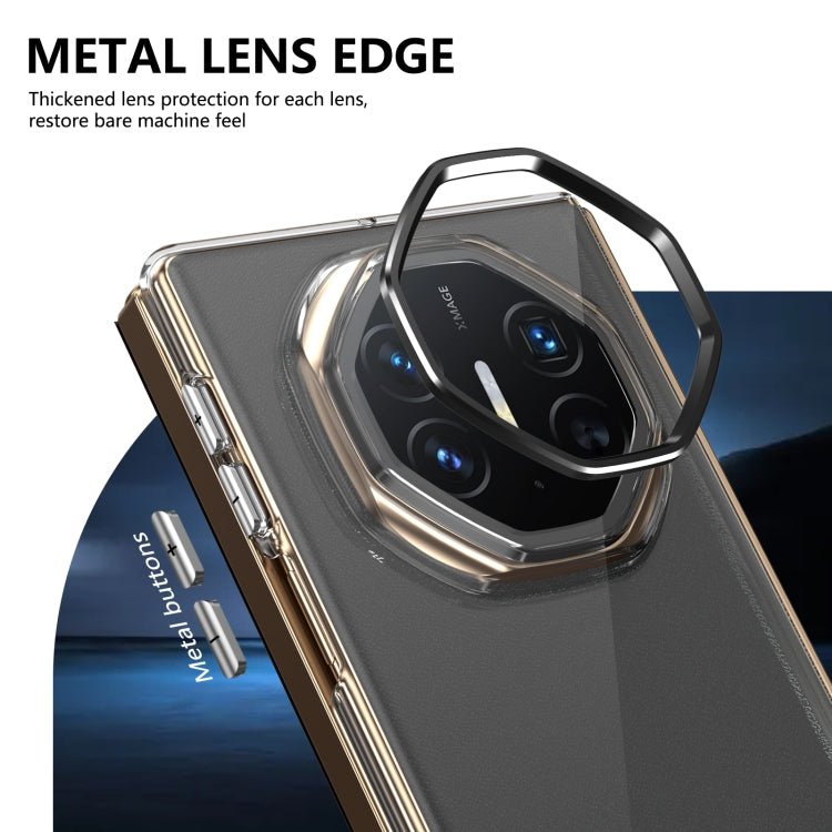For Huawei Mate XT Ultimate Design lce Folding Series Integrated Clear PC Phone Case