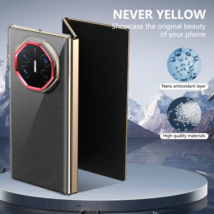 For Huawei Mate XT Ultimate Design lce Folding Series Integrated Clear PC Phone Case