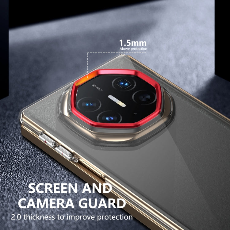 For Huawei Mate XT Ultimate Design lce Folding Series Integrated Clear PC Phone Case