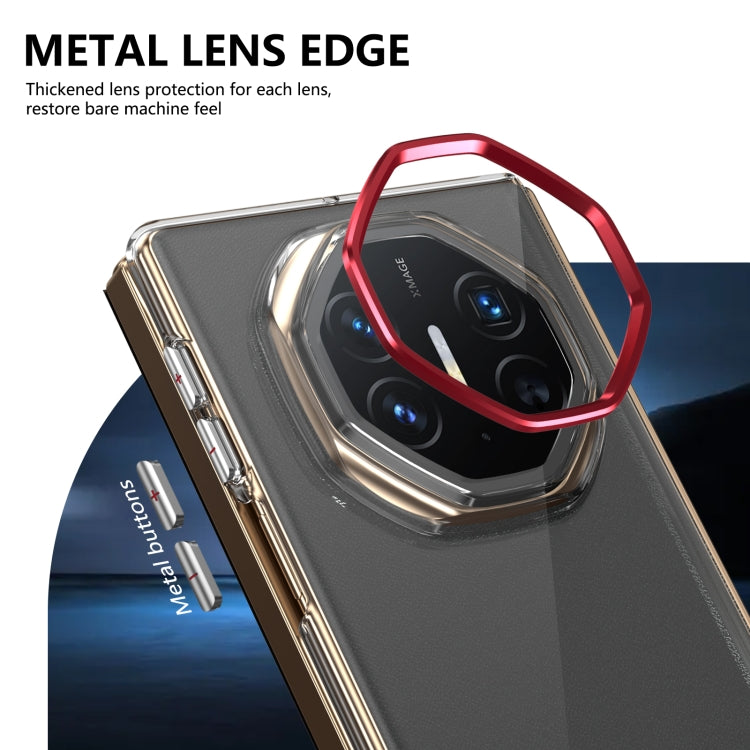 For Huawei Mate XT Ultimate Design lce Folding Series Integrated Clear PC Phone Case