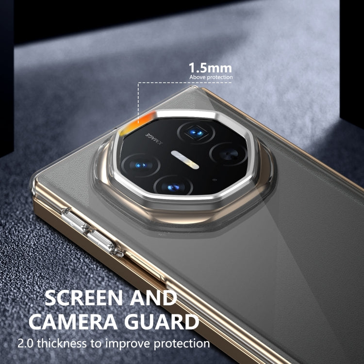 For Huawei Mate XT Ultimate Design lce Folding Series Integrated Clear PC Phone Case