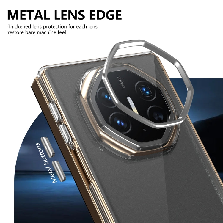 For Huawei Mate XT Ultimate Design lce Folding Series Integrated Clear PC Phone Case