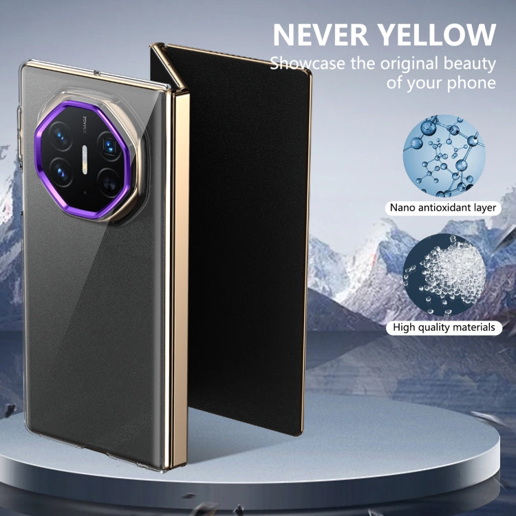 For Huawei Mate XT Ultimate Design lce Folding Series Integrated Clear PC Phone Case