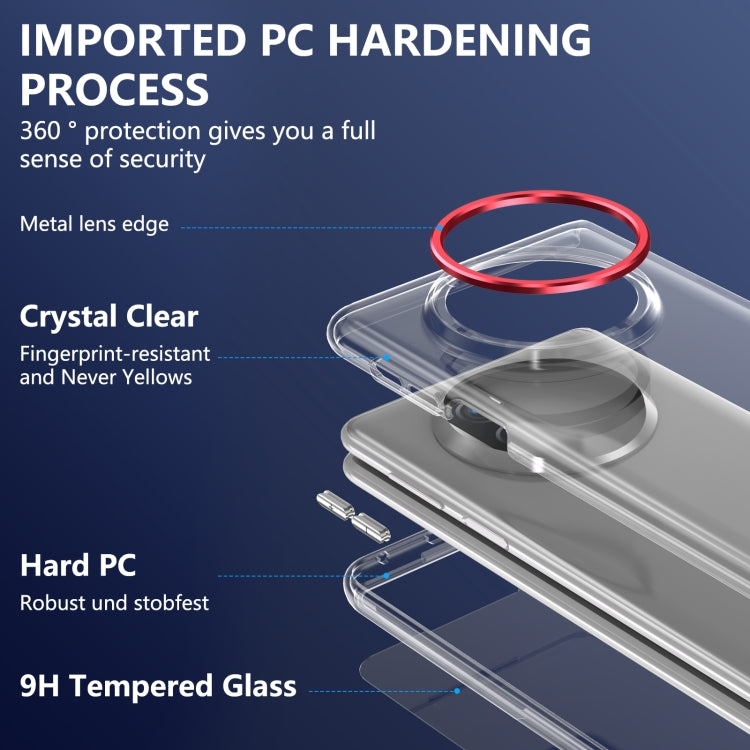 For Huawei Mate X5 lce Folding Series Integrated Clear PC Phone Case