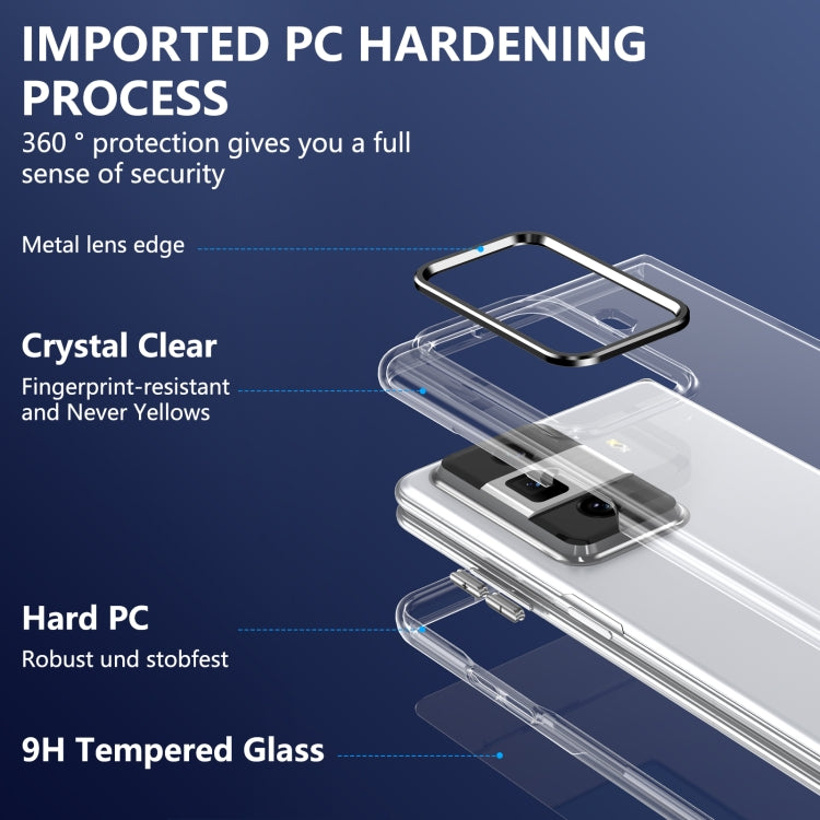 For Honor Magic Vs3 lce Folding Series Integrated Clear PC Phone Case
