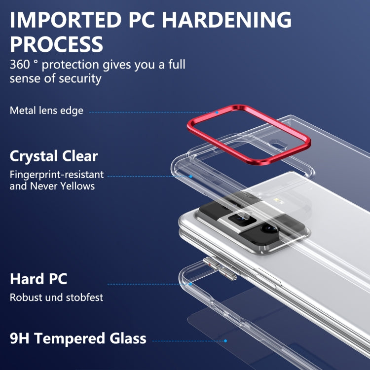 For Honor Magic Vs3 lce Folding Series Integrated Clear PC Phone Case