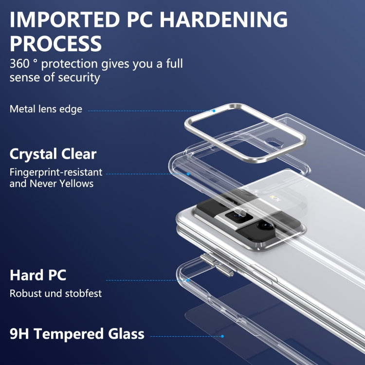 For Honor Magic Vs3 lce Folding Series Integrated Clear PC Phone Case