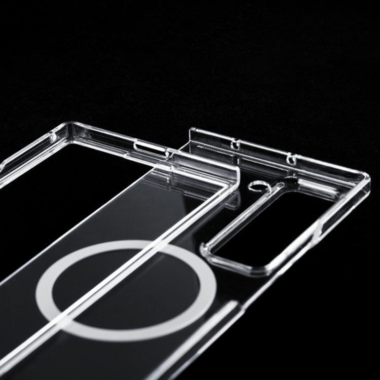 For Samsung Galaxy Z Fold Special UV Transparent MagSafe PC Shockproof Phone Case