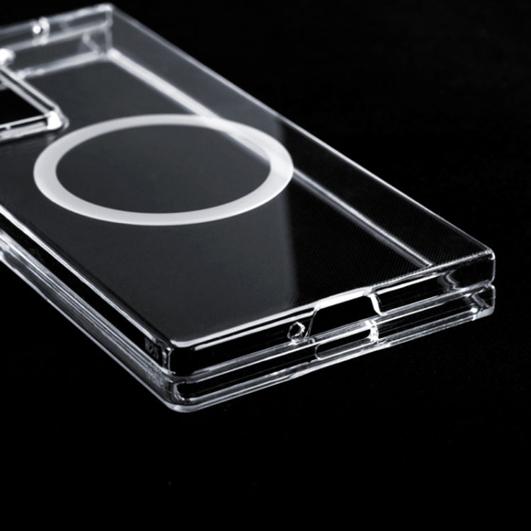For Samsung Galaxy Z Fold Special UV Transparent MagSafe PC Shockproof Phone Case