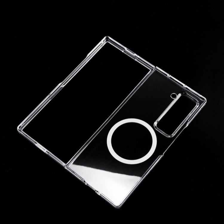 For Samsung Galaxy Z Fold Special UV Transparent MagSafe PC Shockproof Phone Case