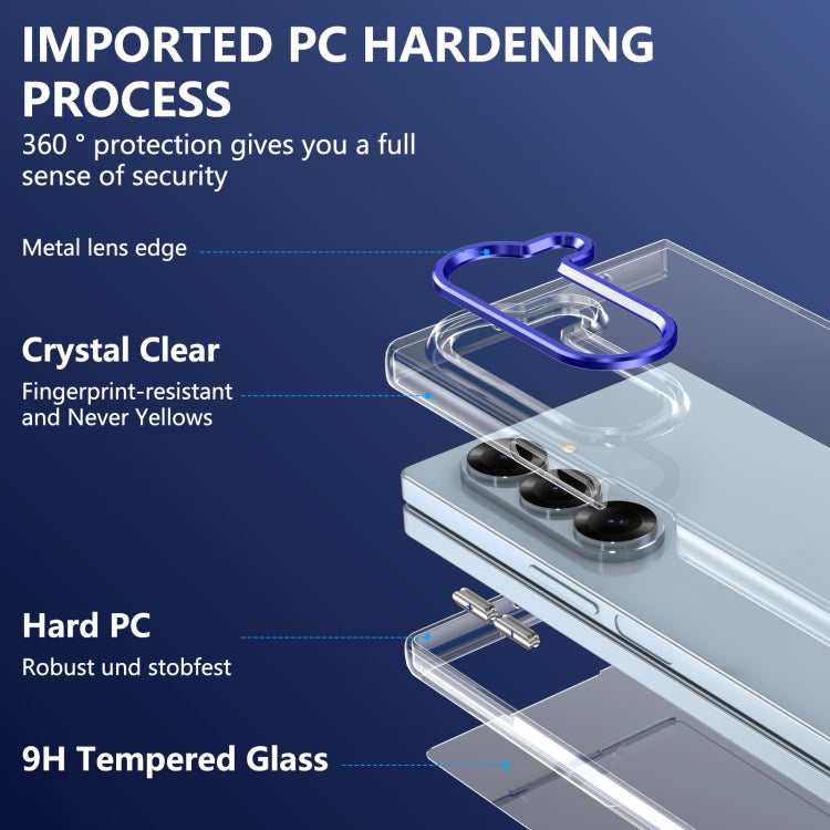 For Samsung Galaxy Z Fold6 lce Folding Series Integrated Clear PC Phone Case