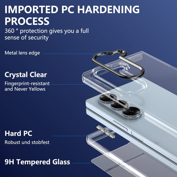 For Samsung Galaxy Z Fold6 lce Folding Series Integrated Clear PC Phone Case