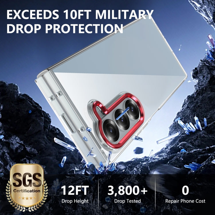 For Samsung Galaxy Z Fold6 lce Folding Series Integrated Clear PC Phone Case