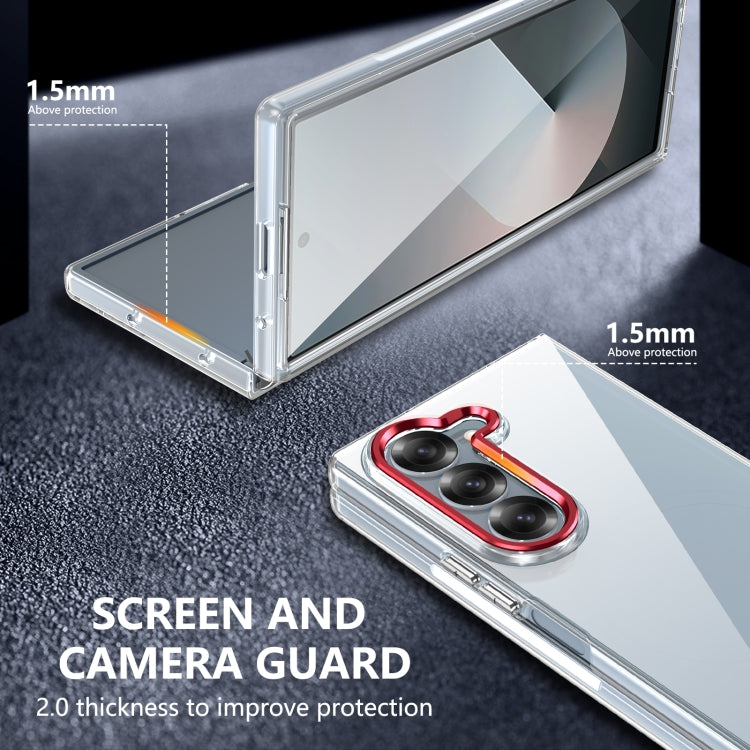 For Samsung Galaxy Z Fold6 lce Folding Series Integrated Clear PC Phone Case