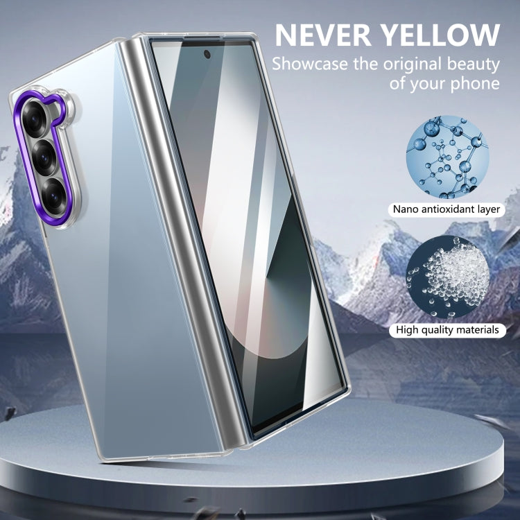 For Samsung Galaxy Z Fold6 lce Folding Series Integrated Clear PC Phone Case