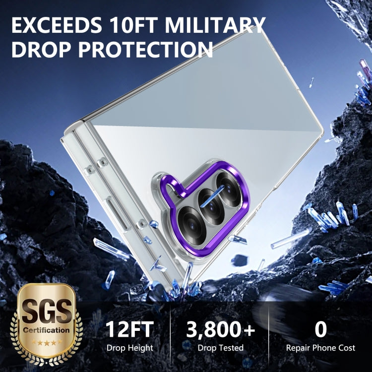 For Samsung Galaxy Z Fold6 lce Folding Series Integrated Clear PC Phone Case
